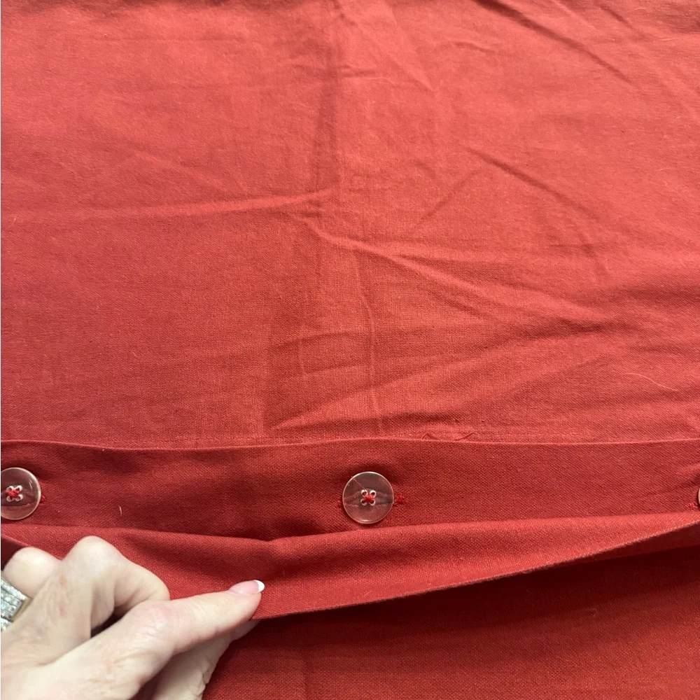 Pottery Barn Paisley Pillow Cover - Red, Green, Yellow - Picture 4 of 5